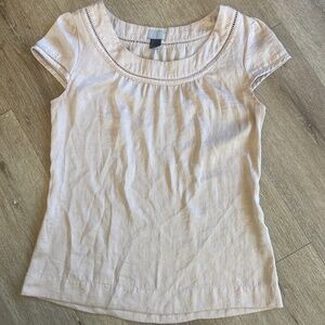 Champagne soft satin blouse